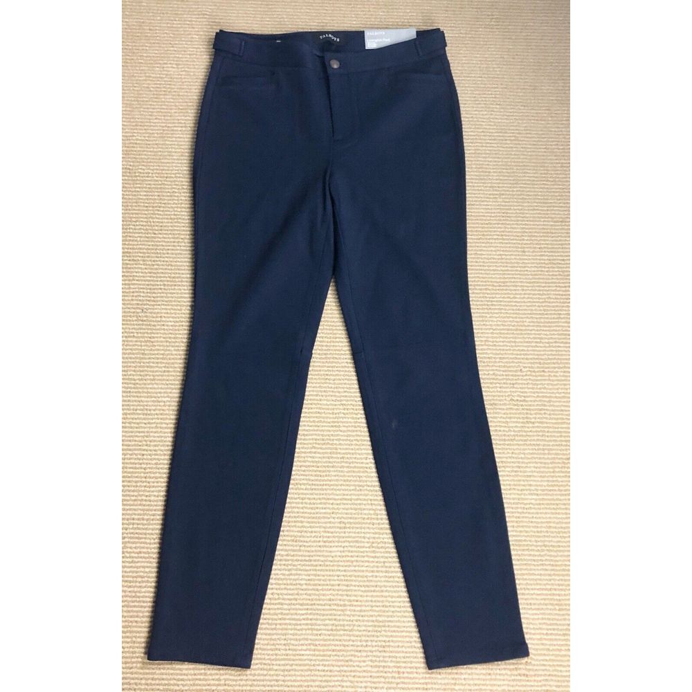 Talbots Lexington Skinny Ankle sits at waist Blue Pants‎ Size 2 New
